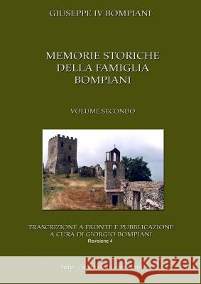 Memorie storiche della famiglia Bompiani (Vol. II) Giorgio Bompiani 9781291726336 Lulu.com - książka