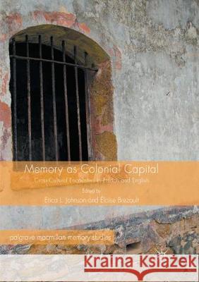 Memory as Colonial Capital: Cross-Cultural Encounters in French and English Johnson, Erica L. 9783319844336 Palgrave MacMillan - książka