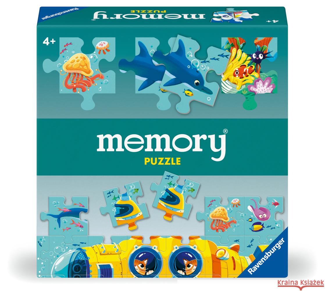memory® Puzzle Unterwasserwelt  4005556224616 Ravensburger Verlag - książka
