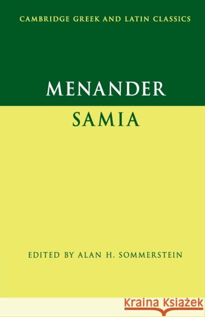 Menander: Samia (the Woman from Samos) Menander 9780521735421  - książka