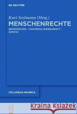 Menschenrechte Seelmann, Kurt 9783110535426 de Gruyter - książka