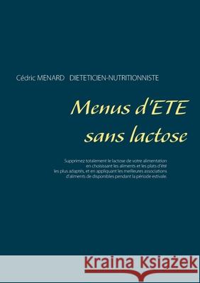 Menus d'été sans lactose M 9782322204441 Books on Demand - książka