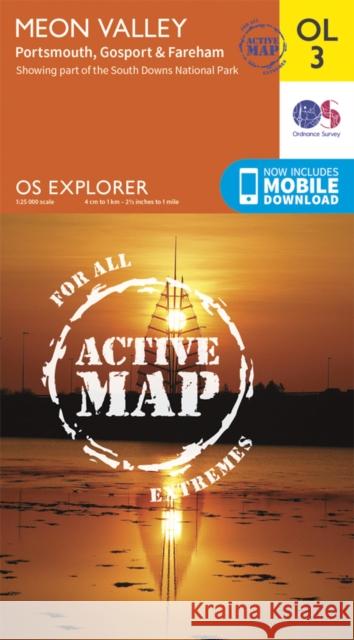 Meon Valley, Portsmouth, Gosport & Fareham Ordnance Survey 9780319469217 Ordnance Survey - książka