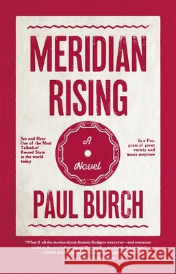 Meridian Rising Paul Burch 9781588385550 NewSouth Books - książka