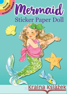 Mermaid Sticker Paper Doll Barbara Steadman 9780486282664 Dover Publications Inc. - książka