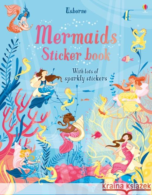 Mermaids Sticker Book Watt, Fiona 9781474956727 Usborne Publishing Ltd - książka