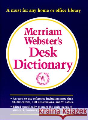 Merriam-Webster's Desk Dictionary Merriam-Webster 9780877795490 Merriam-Webster - książka