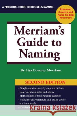 Merriam's Guide to Naming Lisa Merriam 9780982082935 Red Toad Press - książka