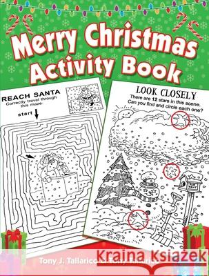 Merry Christmas Activity Book Tony J. Tallarico Tony Tallarico 9780486819136 Dover Publications - książka