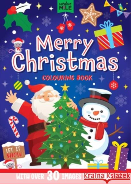 Merry Christmas Coloring Book Creative Mile 9781923359055 Five Mile Us - książka