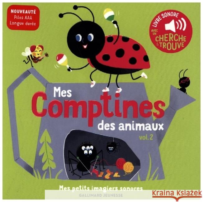 Mes comptines des animaux. Vol. 2 Fouquier, Elsa 9782075165419 Gallimard Jeune - książka