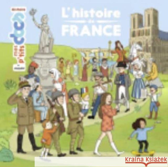 Mes p'tits docs/Mes docs animes: L'histoire de France Stephanie Ledu   9782408005528 Twirl - książka