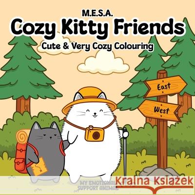 M.E.S.a - Cozy Kitty Friends: Cute and Very Cozy Colouring M.E.S.A 9781917259439 Tilly Books - książka