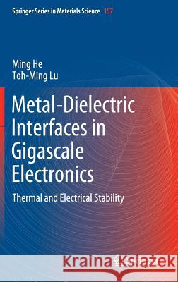 Metal-Dielectric Interfaces in Gigascale Electronics: Thermal and Electrical Stability He, Ming 9781461418115 Springer-Verlag New York Inc. - książka