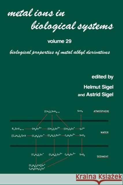 Metal Ions in Biological Systems: Volume 29: Biological Properties of Metal Alkyl Derivatives Sigel, Helmut 9780824790226 CRC - książka