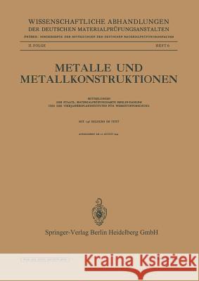 Metalle Und Metallkonstruktionen Werner, O. 9783709158968 Springer - książka