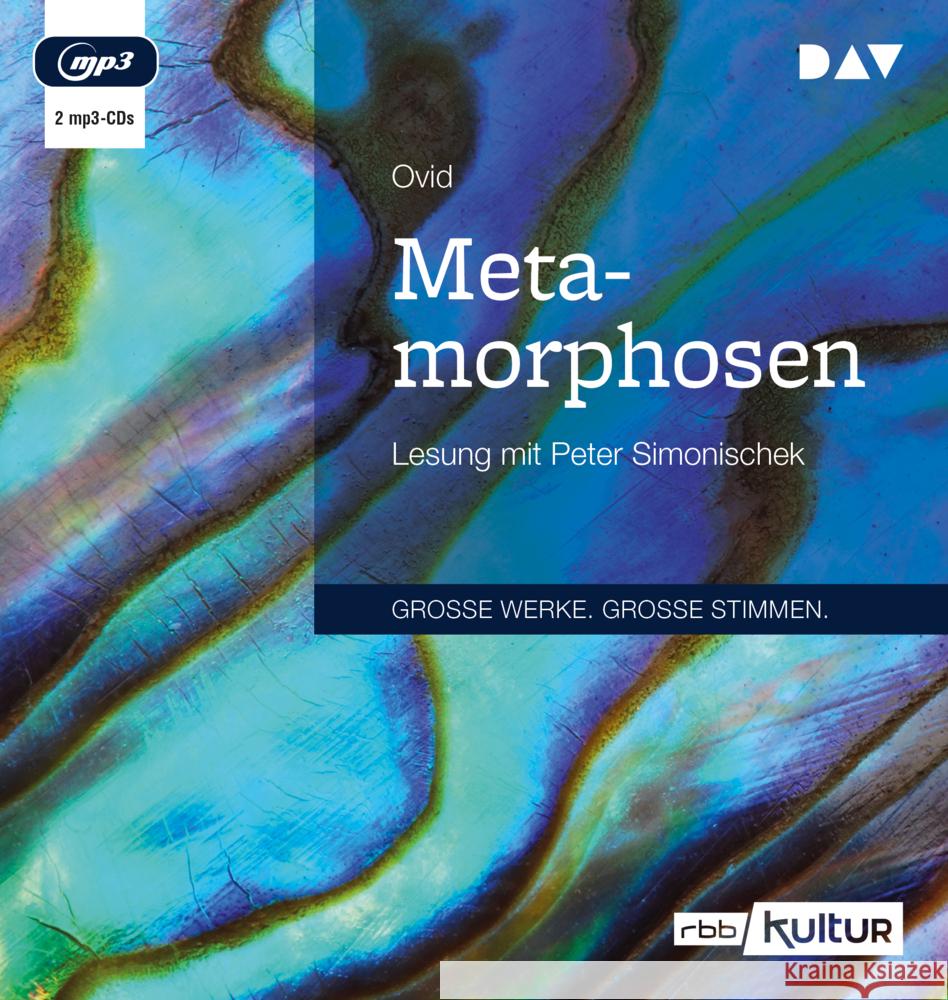 Metamorphosen, 2 Audio-CD, Ovid 9783742414946 Der Audio Verlag, DAV - książka