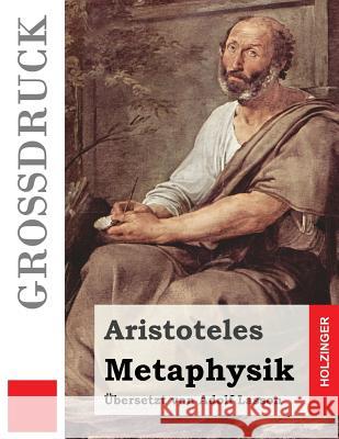 Metaphysik (Großdruck) Lasson, Adolf 9781533346230 Createspace Independent Publishing Platform - książka