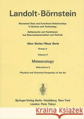 Meteorology: Subvolume B: Physical and Chemical Properties of the Air Bakan, S. 9783540176039 Springer, Berlin - książka