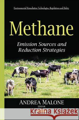 Methane: Emission Sources & Reduction Strategies Andrea Malone 9781634825269 Nova Science Publishers Inc - książka
