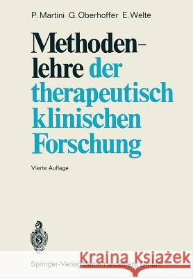 Methodenlehre Der Therapeutisch-Klinischen Forschung Martini, P. 9783662301432 Springer - książka