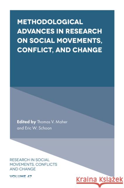 Methodological Advances in Research on Social Movements, Conflict, and Change  9781801178877 Emerald Publishing Limited - książka