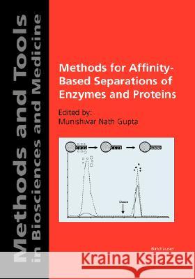 Methods for Affinity-Based Separations of Enzymes and Proteins Munishwar Nath Gupta Munishwar N. Gupta 9783764363055 Birkhauser - książka