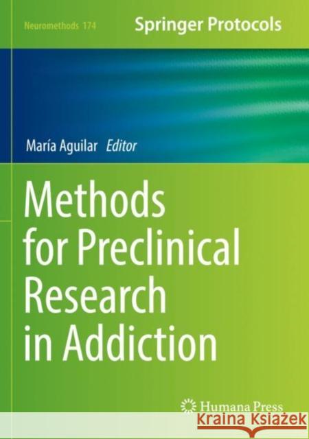 Methods for Preclinical Research in Addiction  9781071617502 Springer US - książka