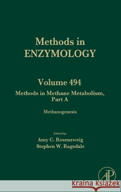 Methods in Methane Metabolism, Part a: Methanogenesis Volume 494 Rosenzweig, Amy 9780123851123 Academic Press - książka