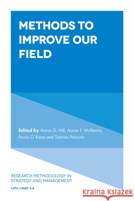 Methods to Improve Our Field  9781804553657 Emerald Publishing Limited - książka
