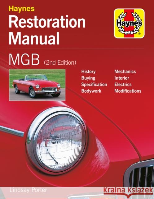 MGB Restoration Manual Lindsay Porter 9781785218552 Haynes Publishing Group - książka