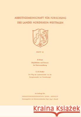 Möglichkeiten Und Grenzen Der Resistenzzüchtung / Der Weg Der Landwirtschaft Von Der Energieautarkie Zur Fremdenergie Braun, Hans 9783663007968 Vs Verlag Fur Sozialwissenschaften - książka