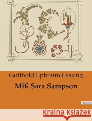 Miß Sara Sampson Gotthold Ephraim Lessing 9782385084509 Culturea - książka