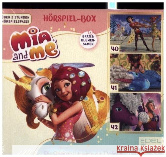 Mia And Me - Hörspiel-Box mit Blumentütchen. Folge.40-42, 3 Audio-CD  4029759194910 EDEL KIDS - książka