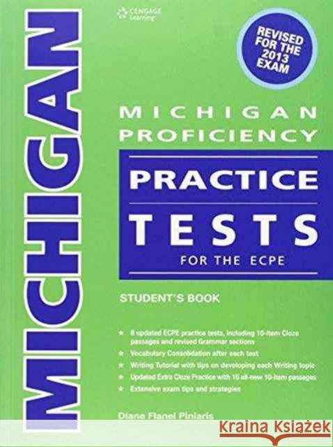 MICH PROF ECPE PRAC TEST SB REV Diane Flanel Piniaris   9781408092613 Cengage Learning EMEA - książka