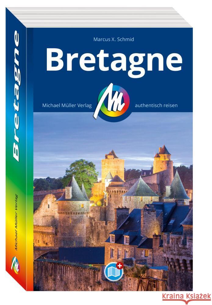 MICHAEL MÜLLER REISEFÜHRER Bretagne, m. 1 Karte Schmid, Marcus X. 9783966854276 Michael Müller Verlag - książka