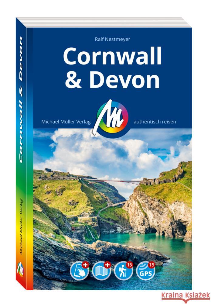 MICHAEL MÜLLER REISEFÜHRER Cornwall & Devon, m. 1 Karte Nestmeyer, Ralf 9783966855310 Michael Müller Verlag - książka