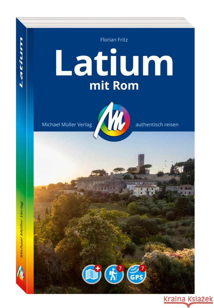 MICHAEL MÜLLER REISEFÜHRER Latium mit Rom, m. 1 Karte Fritz, Florian 9783966853958 Michael Müller Verlag - książka
