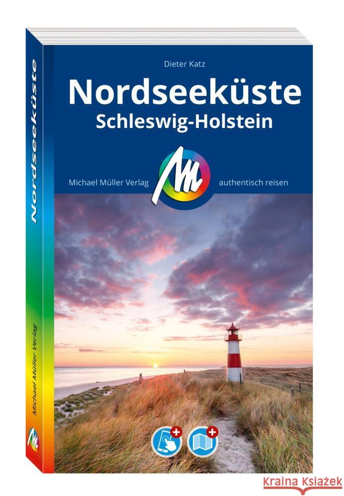 MICHAEL MÜLLER REISEFÜHRER Nordseeküste Schleswig-Holstein, m. 1 Karte Katz, Dieter 9783966853972 Michael Müller Verlag - książka