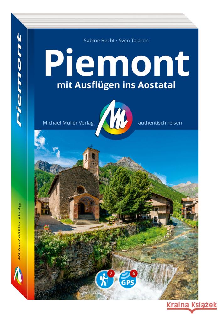 MICHAEL MÜLLER REISEFÜHRER Piemont mit Ausflügen ins Aostatal Becht, Sabine, Talaron, Sven 9783966854177 Michael Müller Verlag - książka