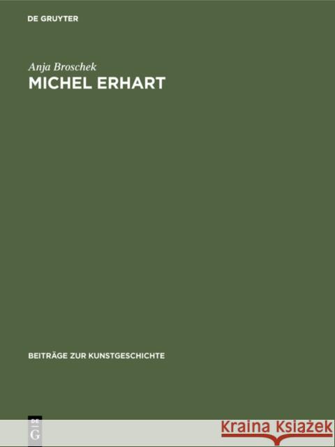 Michel Erhart Broschek, Anja 9783110017656 De Gruyter - książka