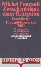 Michel Foucault, Zwischenbilanz einer Rezeption : Frankfurter Foucault-Konferenz 2001 Honneth, Axel Saar, Martin  9783518292174 Suhrkamp - książka