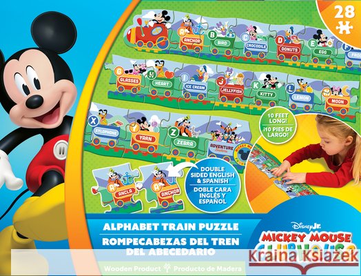 Mickey ABC Train Puzzle Masterpieces 0705988126338 Masterpiece Records - książka