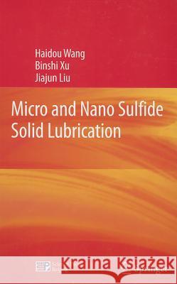 Micro and Nano Sulfide Solid Lubrication Haidou Wang Binshi Xu Jiajun Liu 9783642231018 Springer - książka