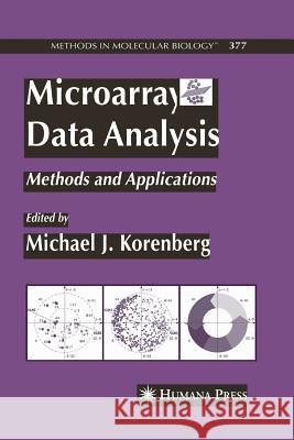 Microarray Data Analysis: Methods and Applications Korenberg, Michael J. 9781627039093 Humana Press - książka