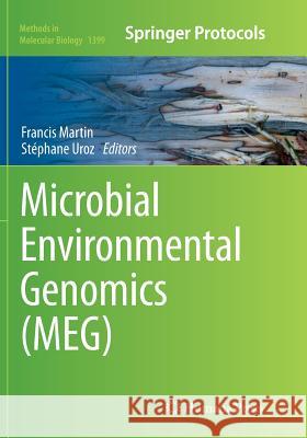 Microbial Environmental Genomics (Meg) Martin, Francis 9781493980321 Humana Press - książka