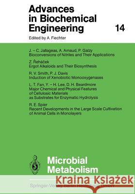 Microbial Metabolism  9783662154045 Springer - książka