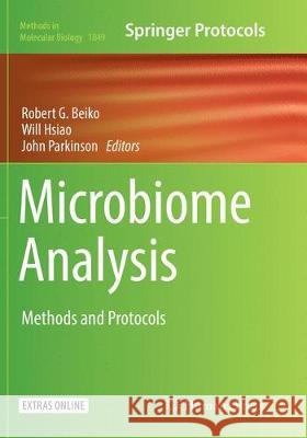 Microbiome Analysis: Methods and Protocols Beiko, Robert G. 9781493993765 Humana - książka