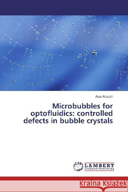 Microbubbles for optofluidics: controlled defects in bubble crystals Allouch, Alaa 9786202007641 LAP Lambert Academic Publishing - książka