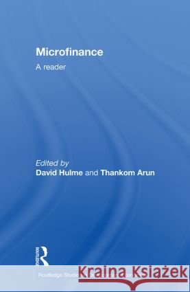Microfinance : A Reader David Hulme 9780415596909 Routledge - książka